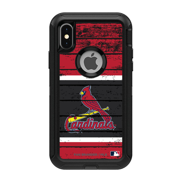OtterBox Black Phone case with St. Louis Cardinals Primary Logo