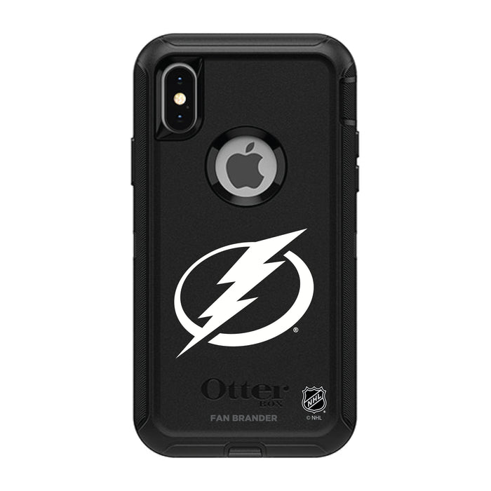 OtterBox Black Phone case with Tampa Bay Lightning Primary Logo