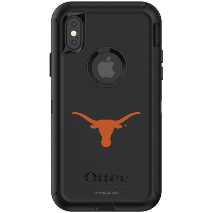 OtterBox Black Phone case with Texas Longhorns  Primary Logo