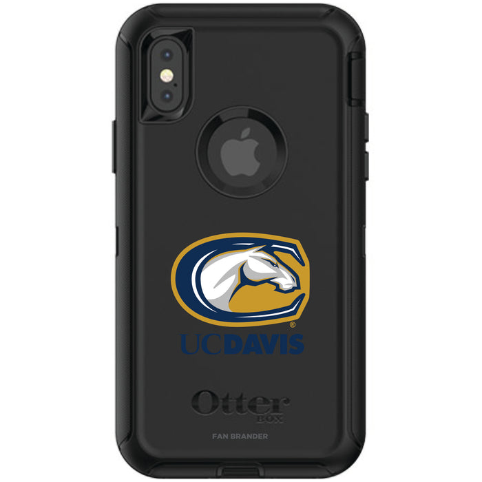 OtterBox Black Phone case with UC Davis Aggies Primary Logo