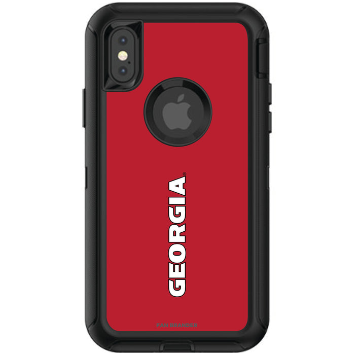 OtterBox Black Phone case with Georgia Bulldogs Wordmark Design