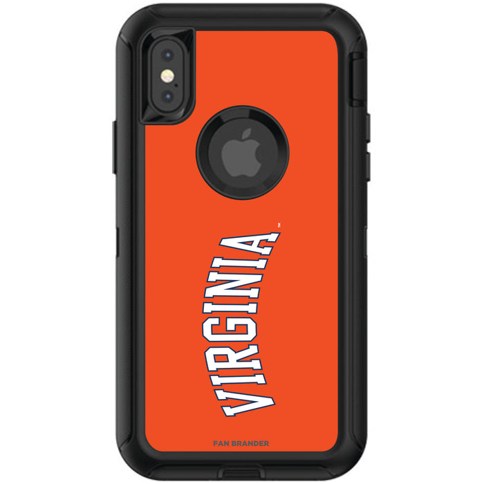 OtterBox Black Phone case with Virginia Cavaliers Wordmark Design