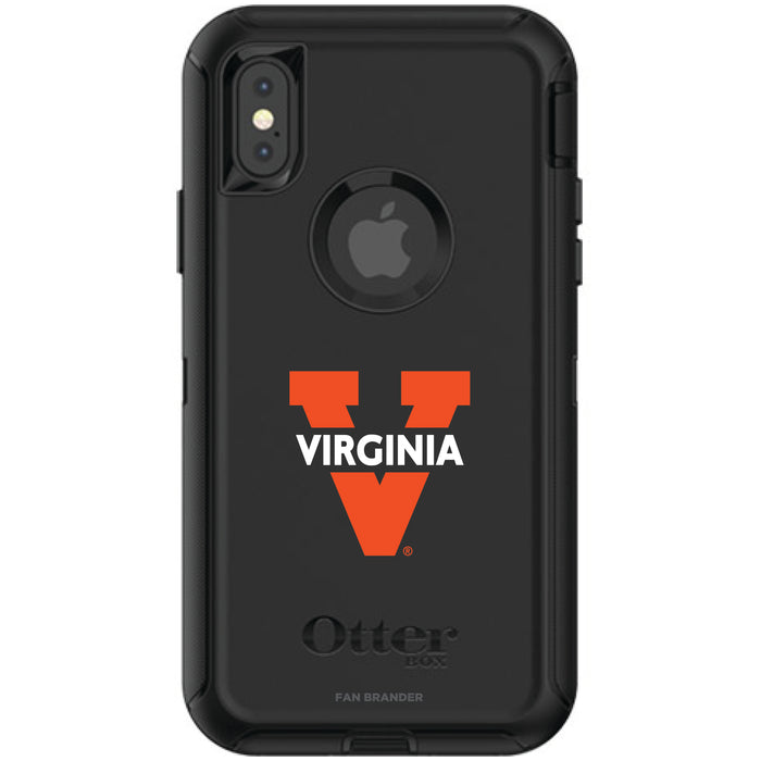 OtterBox Black Phone case with Virginia Cavaliers Secondary Logo