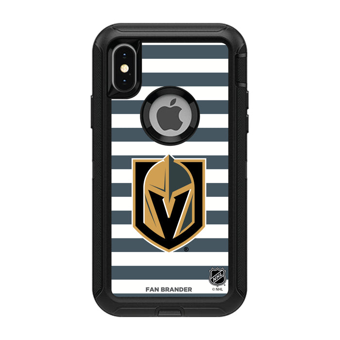 OtterBox Black Phone case with Vegas Golden Knights Stripes