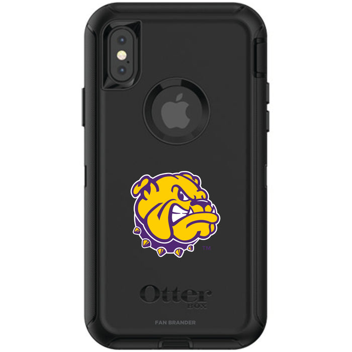 OtterBox Black Phone case with Western Illinois University Leathernecks Secondary Logo