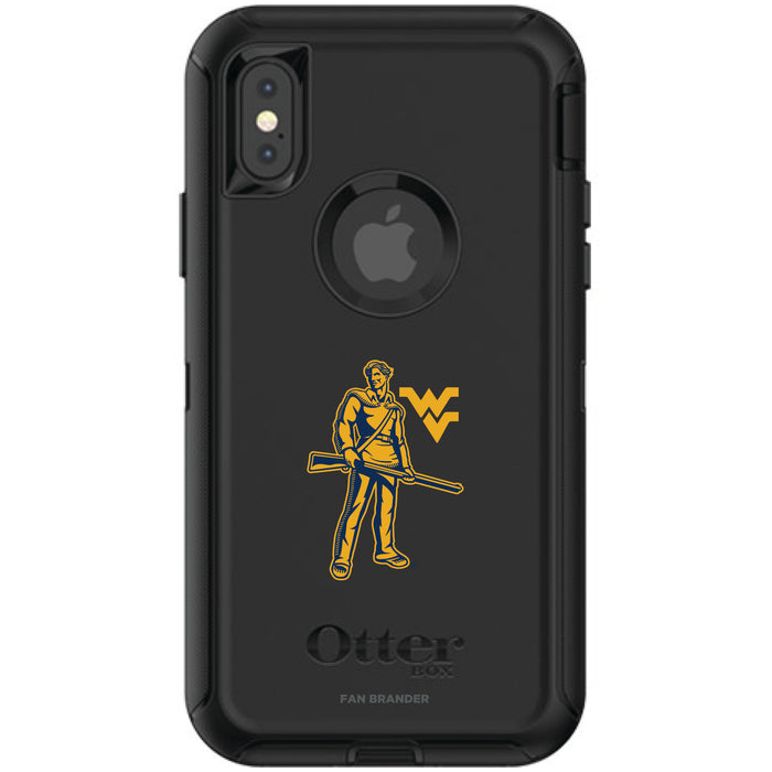 OtterBox Black Phone case with West Virginia Mountaineers Secondary Logo