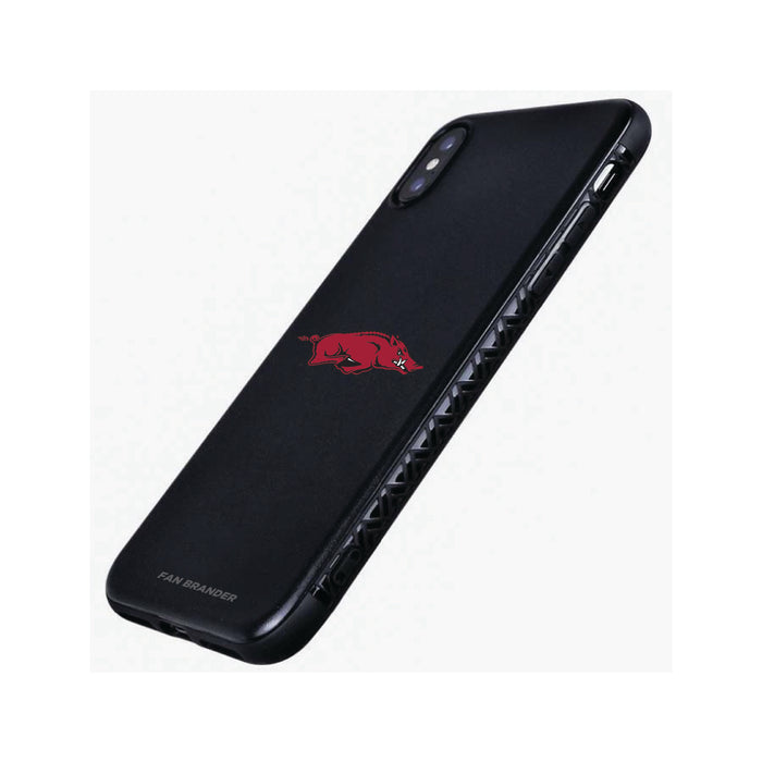 Fan Brander Black Slim Phone case with Arkansas Razorbacks Primary Logo