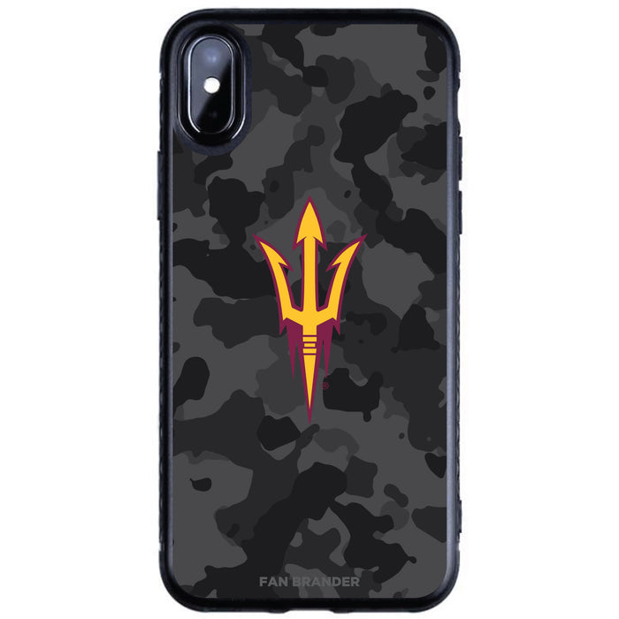 Fan Brander Black Slim Phone case with Arizona State Sun Devils Urban Camo design