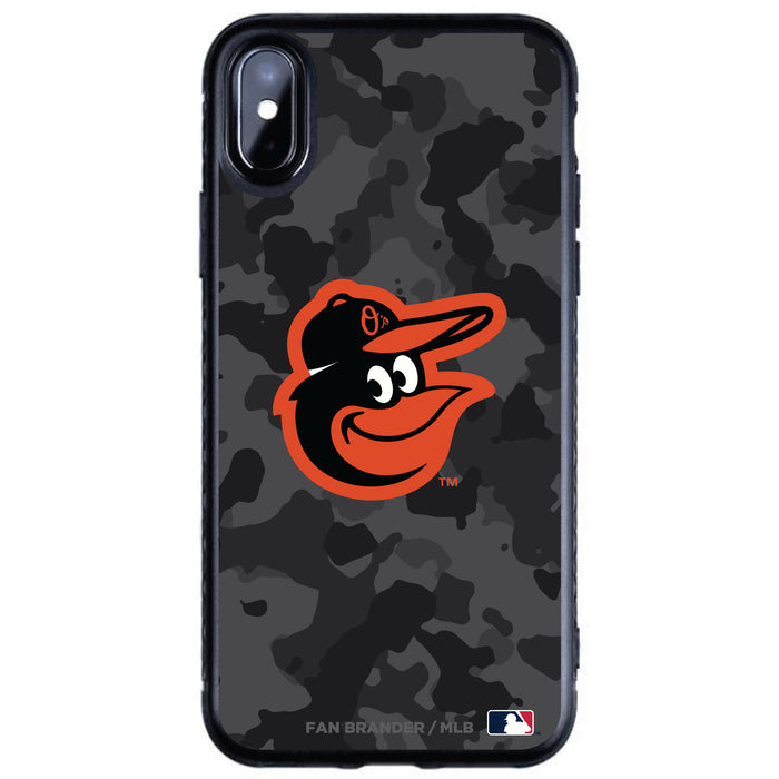 Fan Brander Black Slim Phone case with Baltimore Orioles Urban Camo design