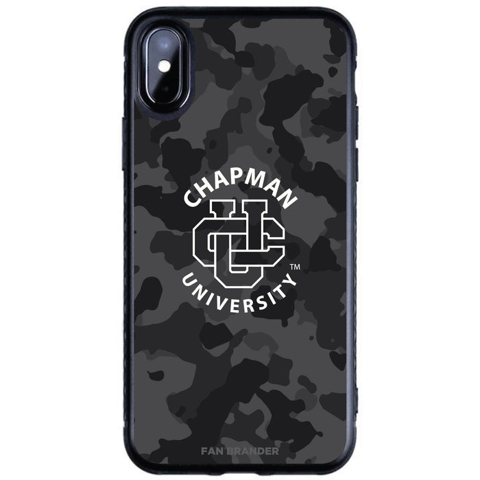 Fan Brander Black Slim Phone case with Chapman Univ Panthers Urban Camo design