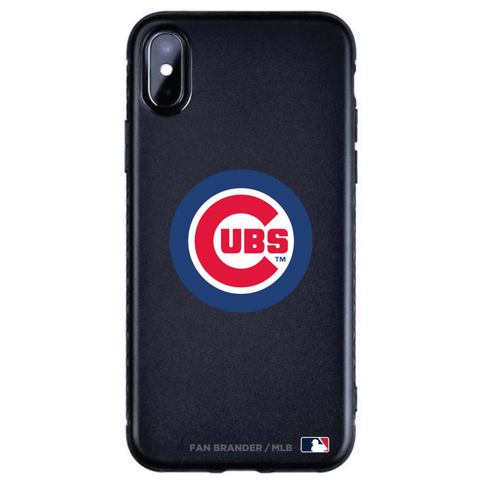 Fan Brander Black Slim Phone case with Chicago Cubs Primary Logo