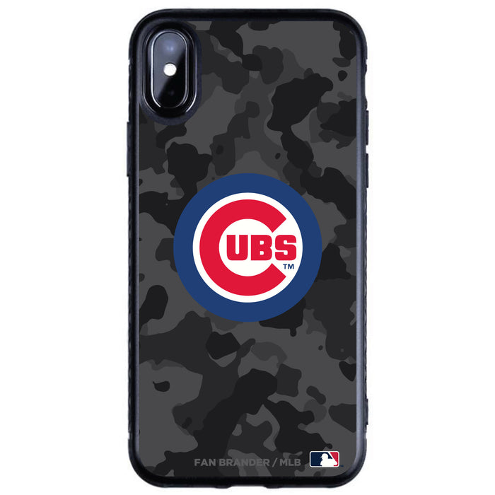 Fan Brander Black Slim Phone case with Chicago Cubs Urban Camo design