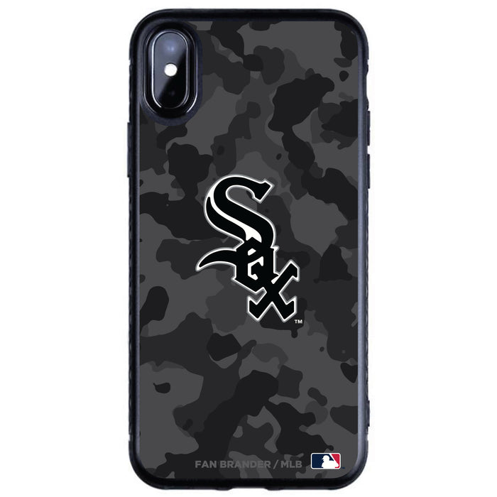 Fan Brander Black Slim Phone case with Chicago White Sox Urban Camo design