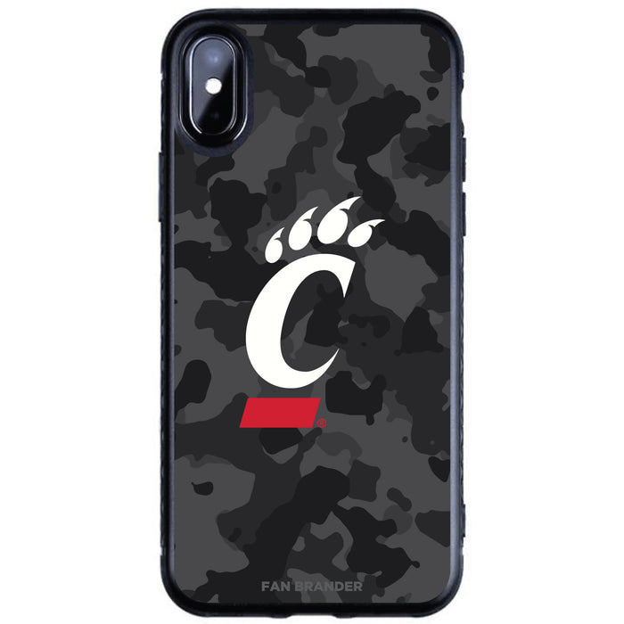 Fan Brander Black Slim Phone case with Cincinnati Bearcats Urban Camo design