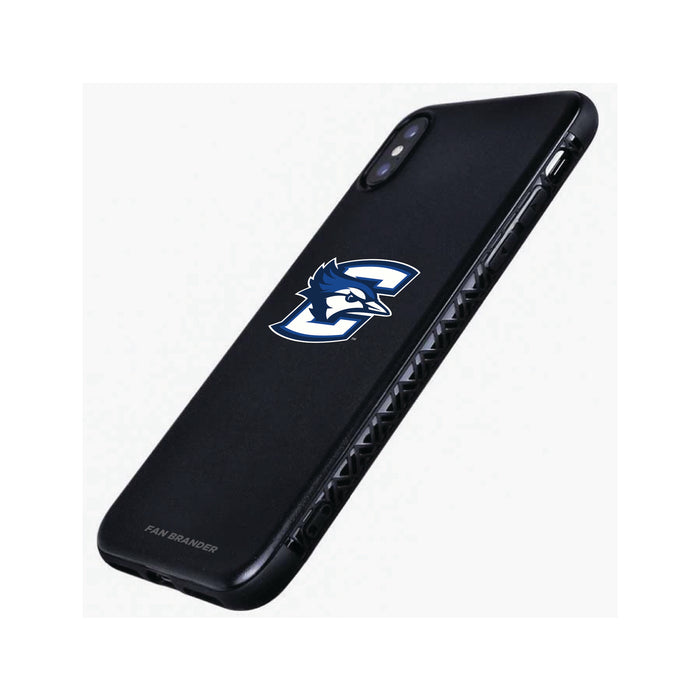 Fan Brander Black Slim Phone case with Creighton University Bluejays Primary Logo
