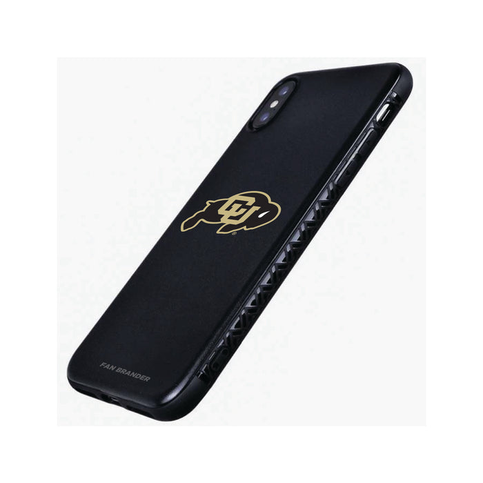 Fan Brander Black Slim Phone case with Colorado Buffaloes Primary Logo