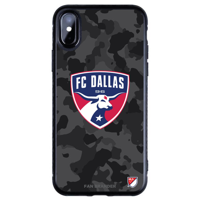 Fan Brander Black Slim Phone case with FC Dallas Urban Camo design