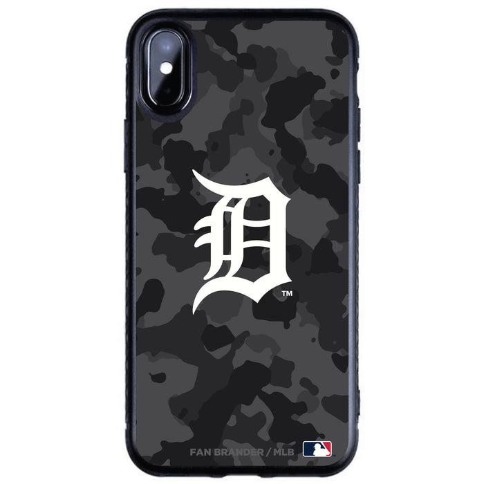 Fan Brander Black Slim Phone case with Detroit Tigers Urban Camo design