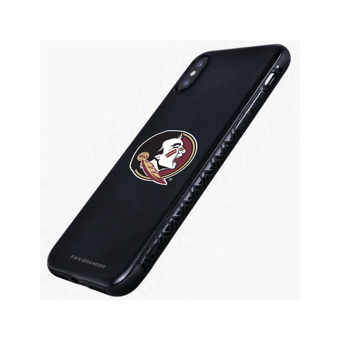 Fan Brander Black Slim Phone case with Florida State Seminoles Primary Logo