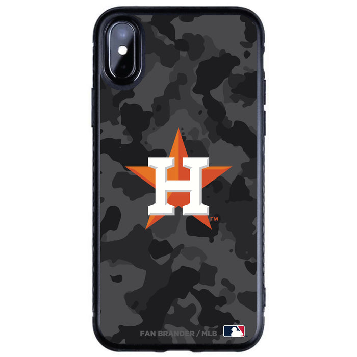 Fan Brander Black Slim Phone case with Houston Astros Urban Camo design