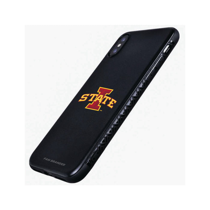 Fan Brander Black Slim Phone case with Iowa State Cyclones Primary Logo