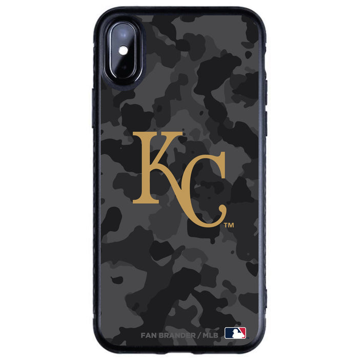 Fan Brander Black Slim Phone case with Kansas City Royals Urban Camo design