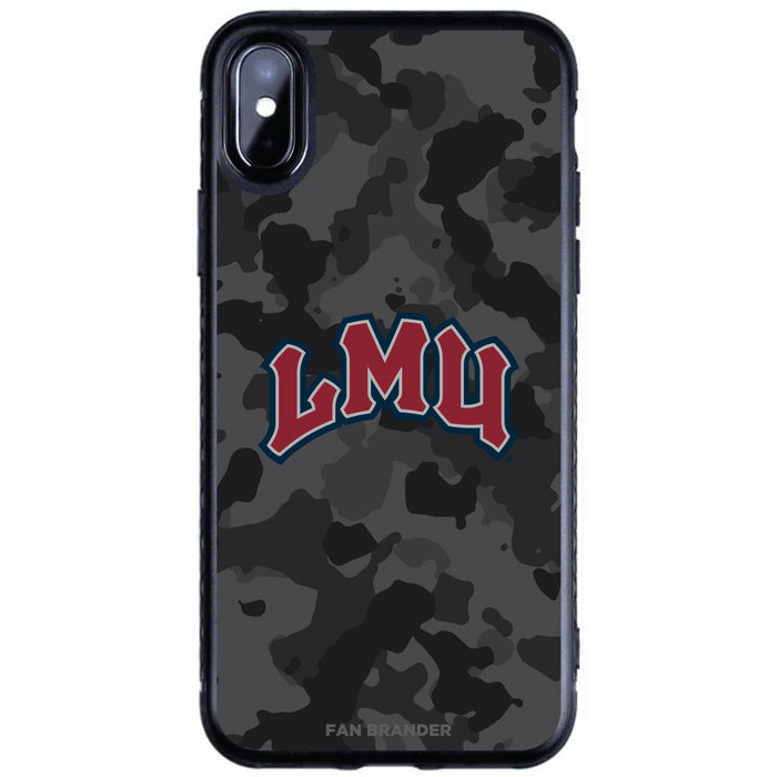 Fan Brander Black Slim Phone case with Loyola Marymount University Lions Urban Camo design