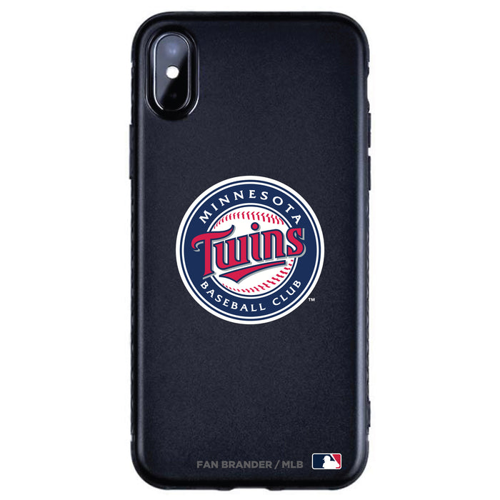 Fan Brander Black Slim Phone case with Minnesota Twins Primary Logo