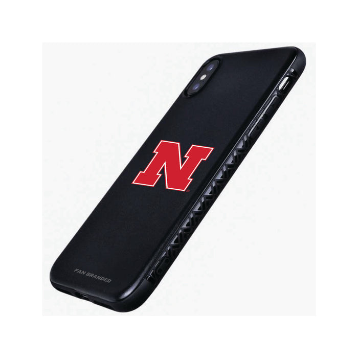 Fan Brander Black Slim Phone case with Nebraska Cornhuskers Primary Logo