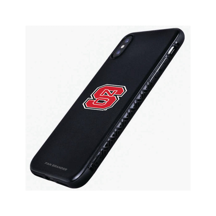 Fan Brander Black Slim Phone case with NC State Wolfpack Primary Logo