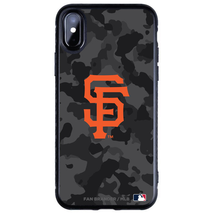 Fan Brander Black Slim Phone case with San Francisco Giants Urban Camo design