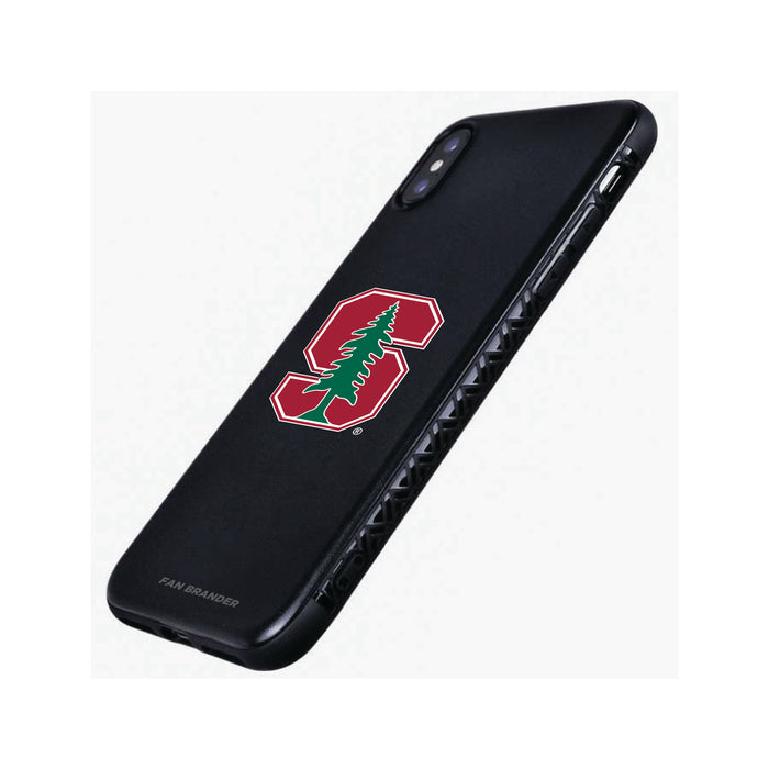 Fan Brander Black Slim Phone case with Stanford Cardinal Primary Logo
