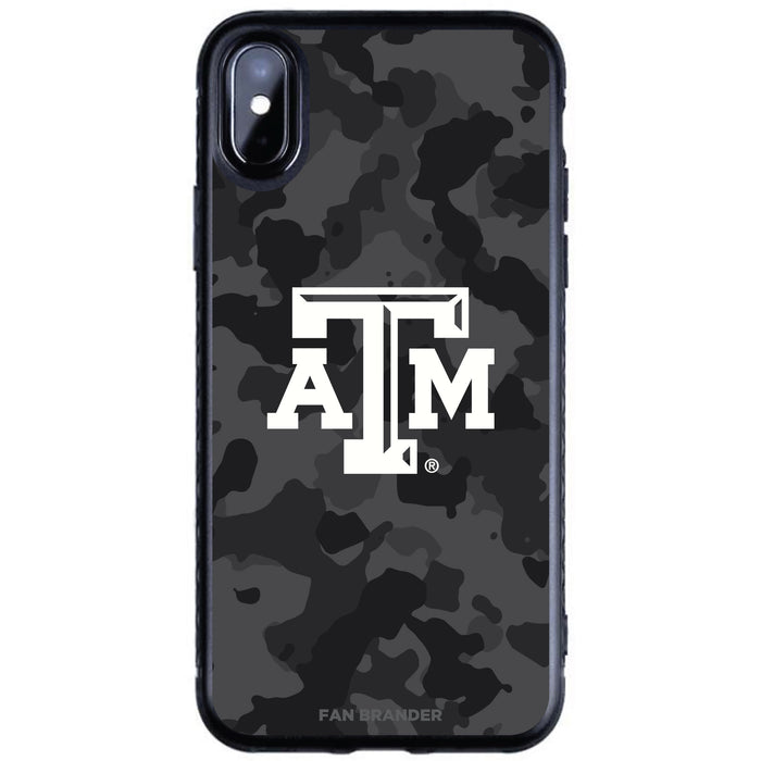 Fan Brander Black Slim Phone case with Texas A&M Aggies Urban Camo design