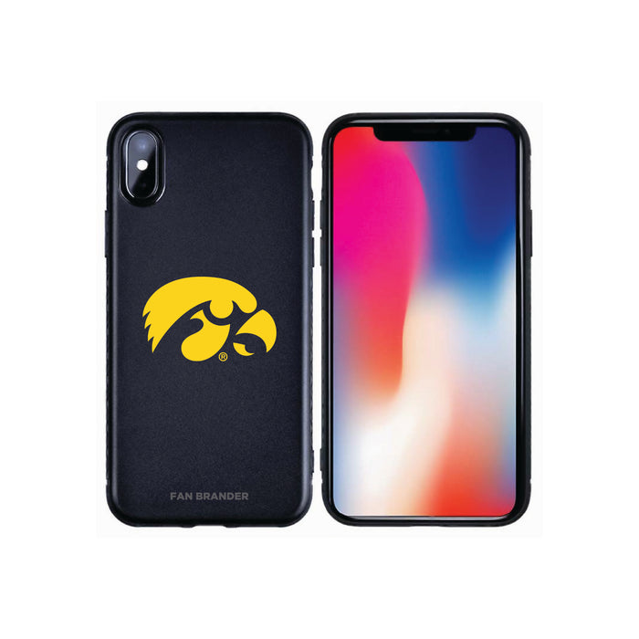 Fan Brander Black Slim Phone case with Iowa Hawkeyes Primary Logo