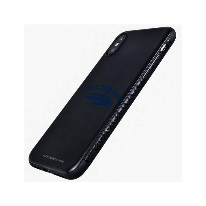 Fan Brander Black Slim Phone case with Nevada Wolf Pack Primary logo
