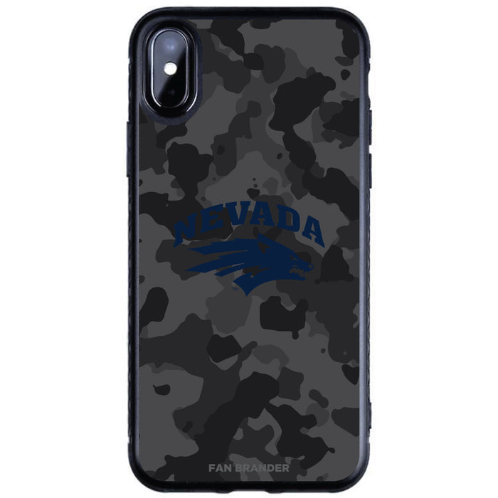 Fan Brander Black Slim Phone case with Nevada Wolf Pack Urban Camo design