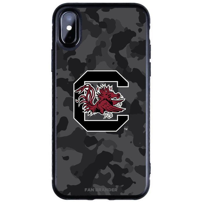 Fan Brander Black Slim Phone case with South Carolina Gamecocks Urban Camo design