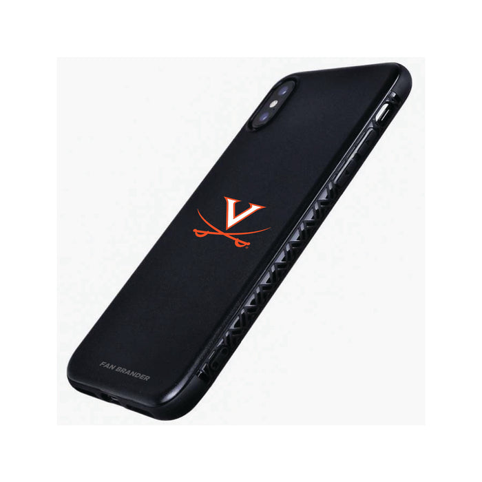 Fan Brander Black Slim Phone case with Virginia Cavaliers Primary Logo