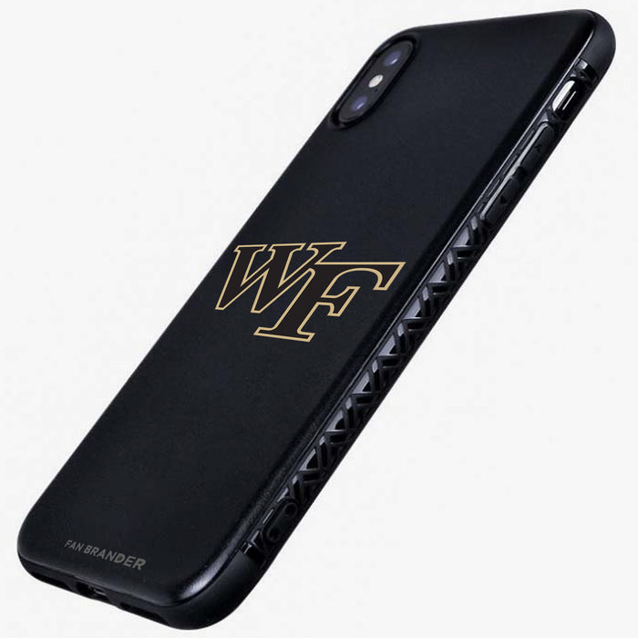 Fan Brander Black Slim Phone case with Wake Forest Demon Deacons Primary logo