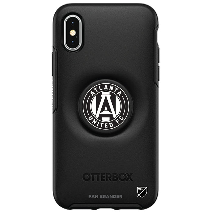 OtterBox Otter + Pop symmetry Phone case with Atlanta United FC Urban Primary Logo in Black and White