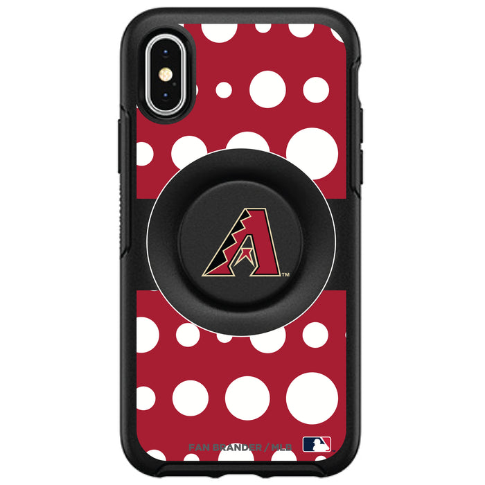OtterBox Otter + Pop symmetry Phone case with Arizona Diamondbacks Polka Dots design