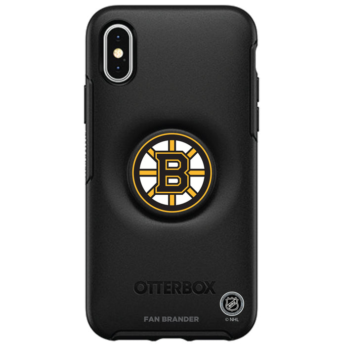 OtterBox Otter + Pop symmetry Phone case with Boston Bruins Primary Logo