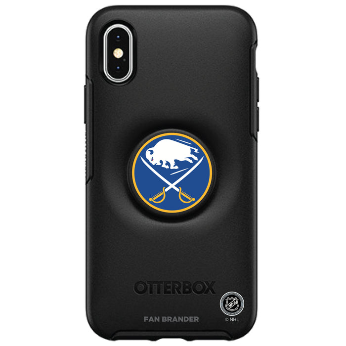 OtterBox Otter + Pop symmetry Phone case with Buffalo Sabres Primary Logo