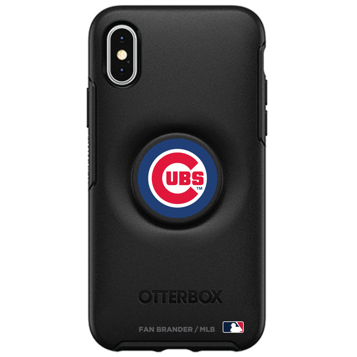 OtterBox Otter + Pop symmetry Phone case with Chicago Cubs Primary Logo