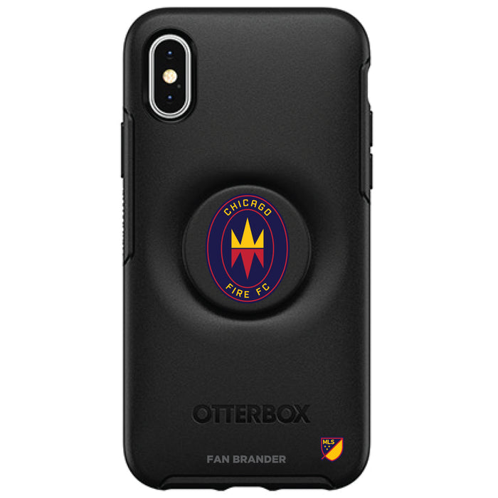OtterBox Otter + Pop symmetry Phone case with Chicago Fire Primary Logo