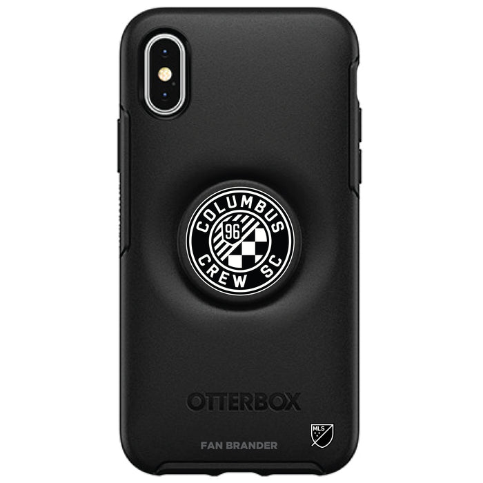 OtterBox Otter + Pop symmetry Phone case with Columbus Crew SC Urban Primary Logo in Black and White