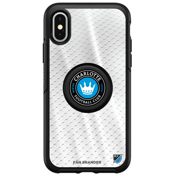 OtterBox Otter + Pop symmetry Phone case with Charlotte FC Primary Logo with Jersey design