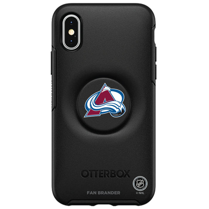 OtterBox Otter + Pop symmetry Phone case with Colorado Avalanche Primary Logo