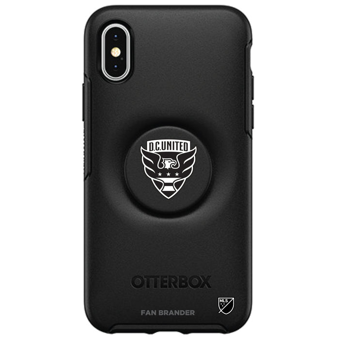 OtterBox Otter + Pop symmetry Phone case with D.C. United Urban Primary Logo in Black and White