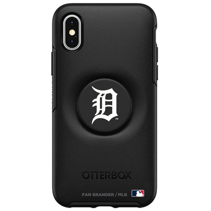 OtterBox Otter + Pop symmetry Phone case with Detroit Tigers Primary Logo